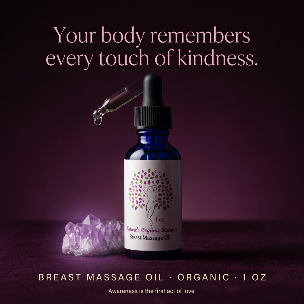 Therapeutic Breast Massage Oil — Nature's Organic Balance