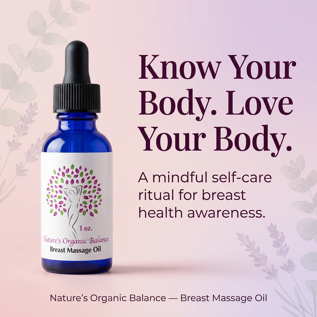 Breast Massage Oil — Nature's Organic Balance